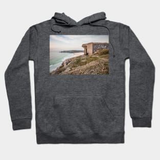 WWII Atlantic Wall Coastal Defence Ruins, France Hoodie